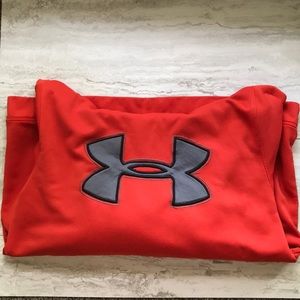 Orange and Grey Under Armour Sweatshirt